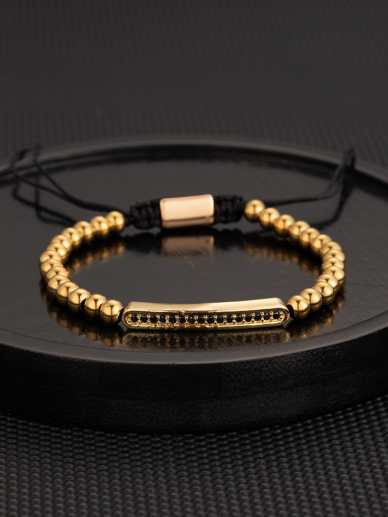 31:Gold long bracelet