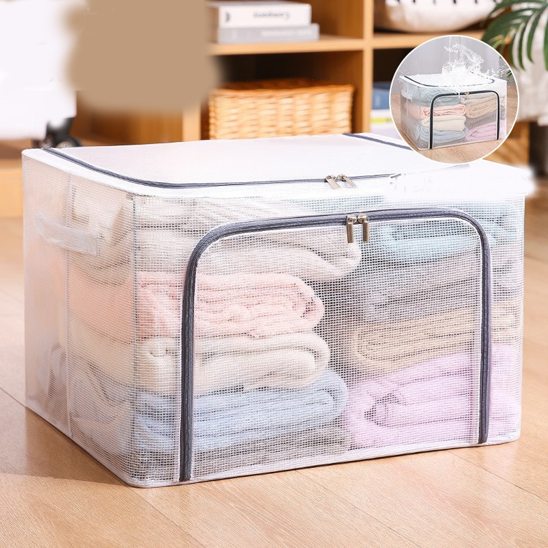 Starry sky gray/pvc transparent/large capacity