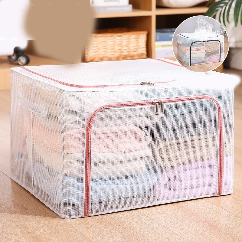 Sakura pink/pvc transparent/large capacity