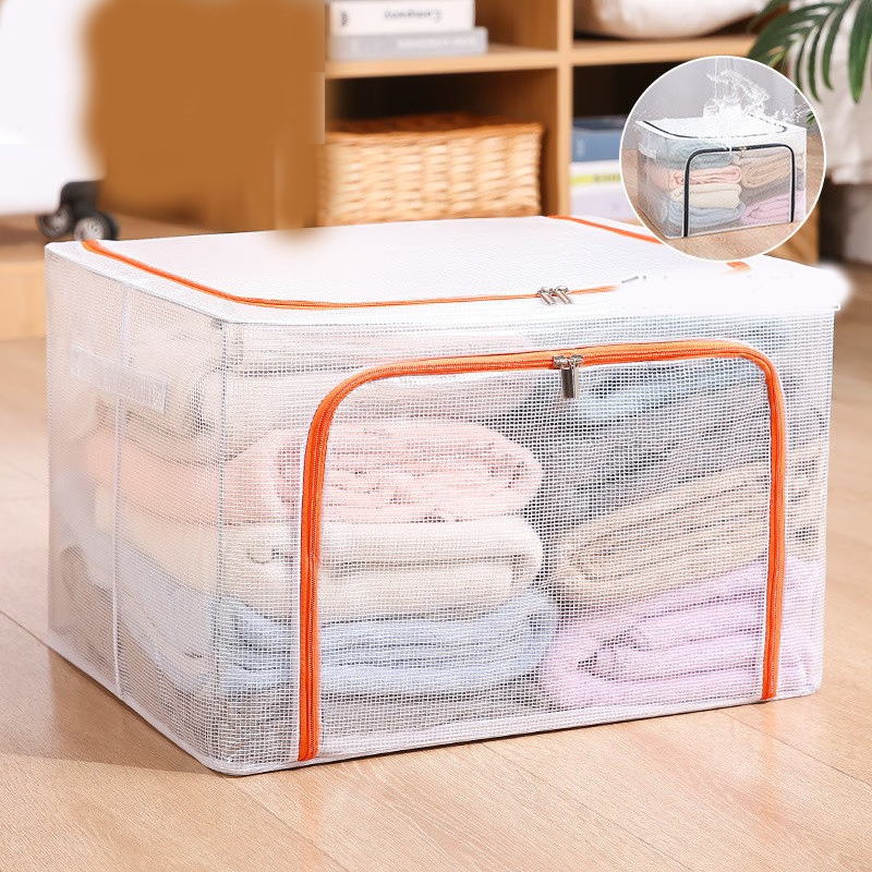 Orange/pvc transparent/large capacity