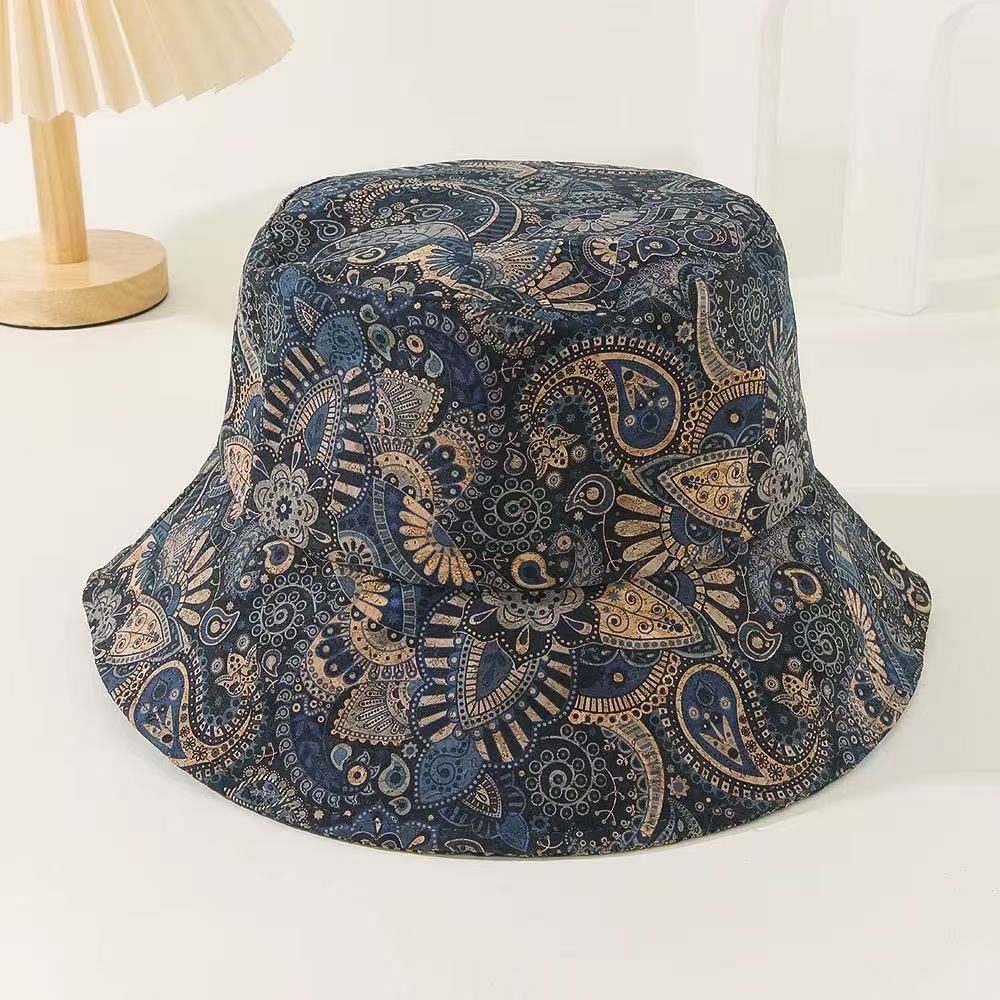 Blue bucket hat