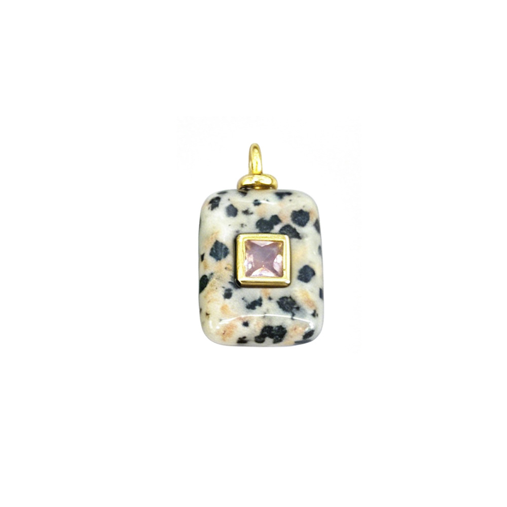 6:Square speckled stone