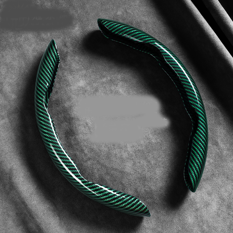 Laser carbon fiber green, pair