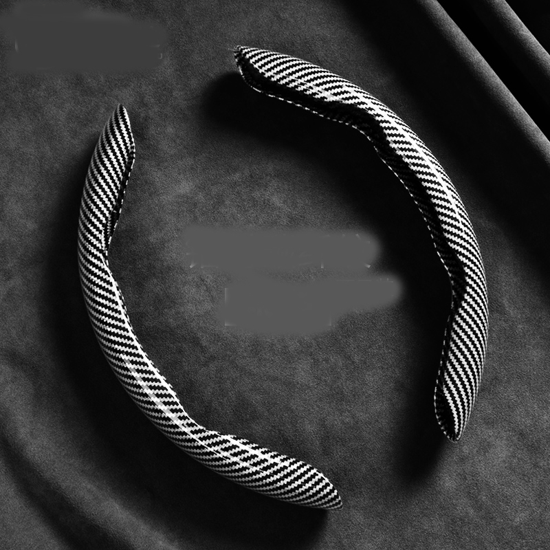 Laser carbon fiber silver - 1 pair