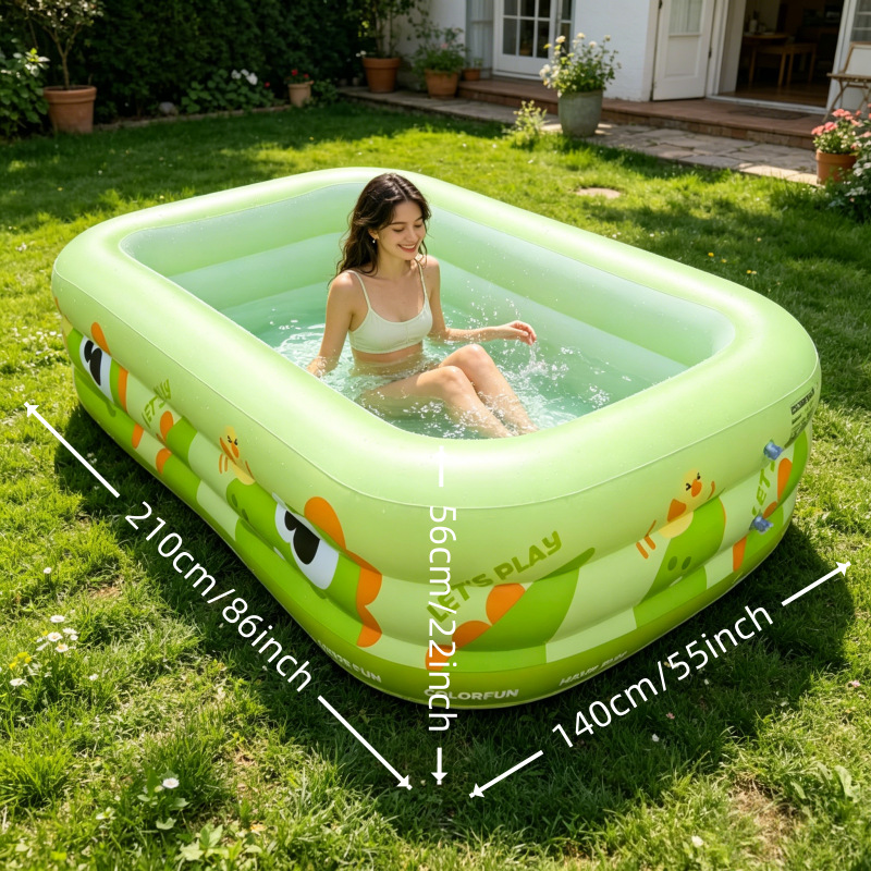 Green 2.1m 3-layers with wireless air pump