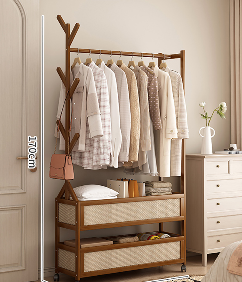 80x28x170cm Thickened and bold 80cm rattan double-layer storage