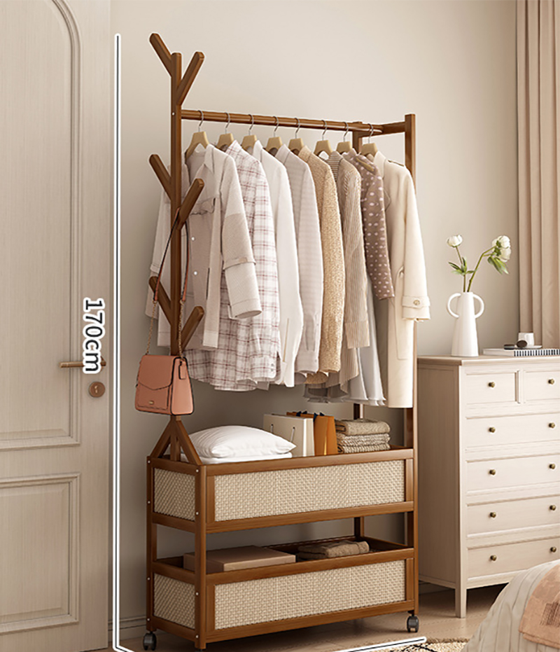 60x28x170cm Thickened and bold 60cm rattan double-layer storage