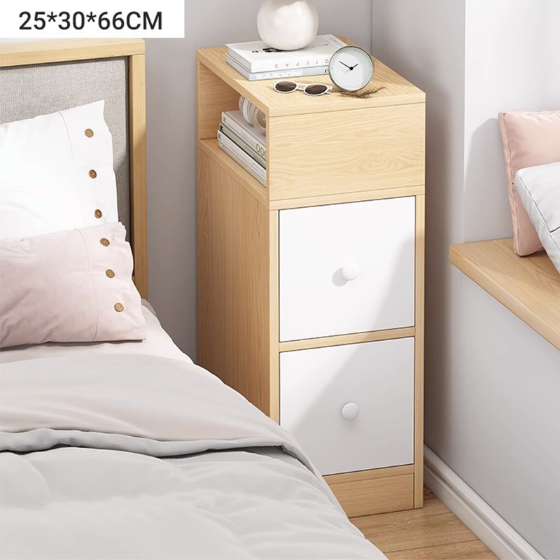 Double drawer 25cm pastoral oak color (semi-open storage can be installed around)