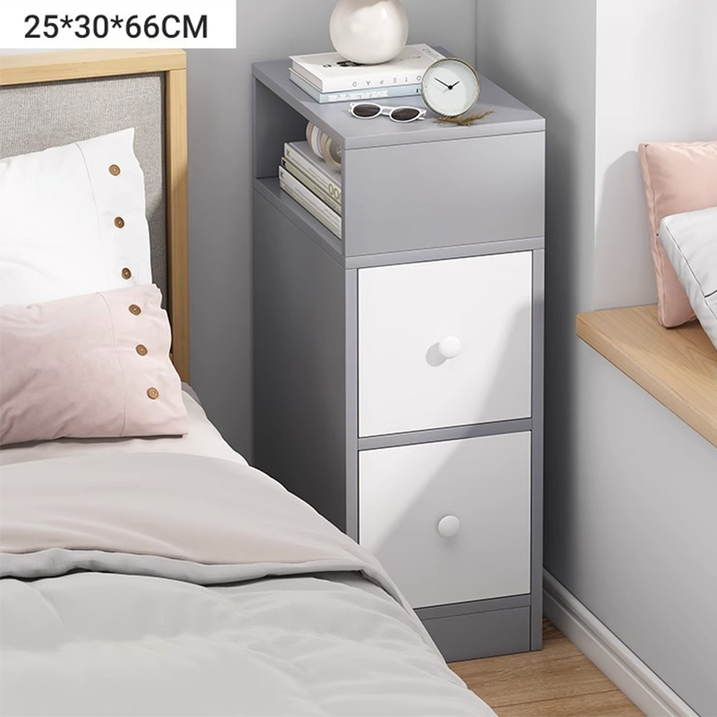 Double drawer 25cm fog gray (semi-open storage can be installed around)