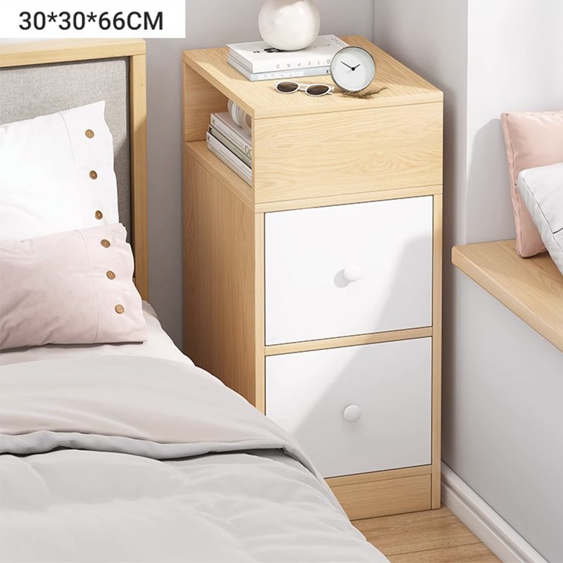 Double drawer 30cm pastoral oak color (semi-open storage can be installed around)