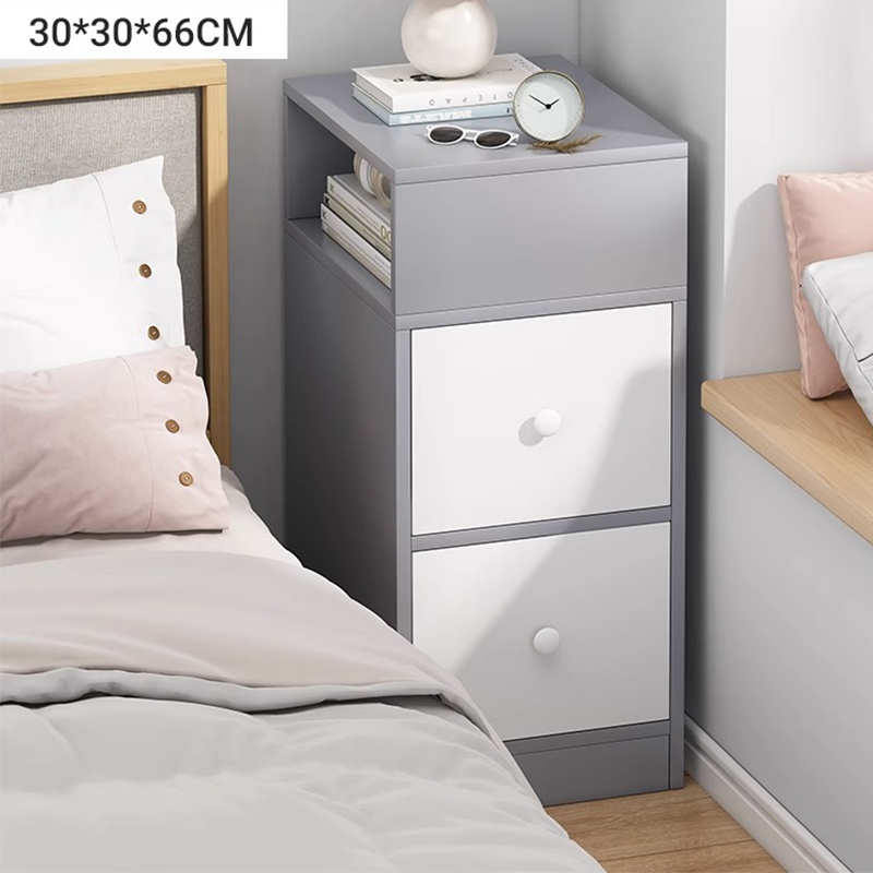 Double drawer 30cm fog gray (semi-open storage can be installed around)