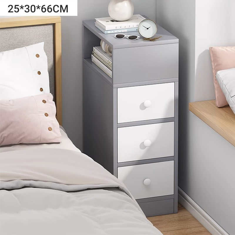 Three drawer 25cm fog gray (semi-open storage can be installed around)