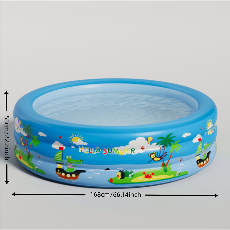 5 pool with wireless air pump