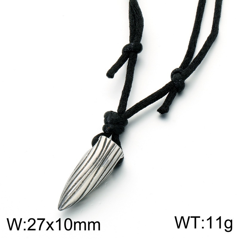 1 pendant with black rope