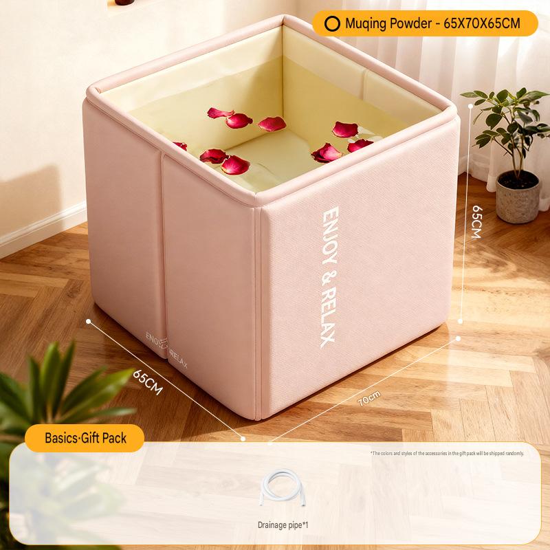 Mu qing powder - collapsible square bucket (single tub)