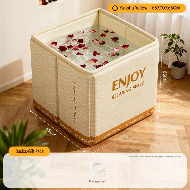 Yunshuhuang--folding square bucket (single bathtub)