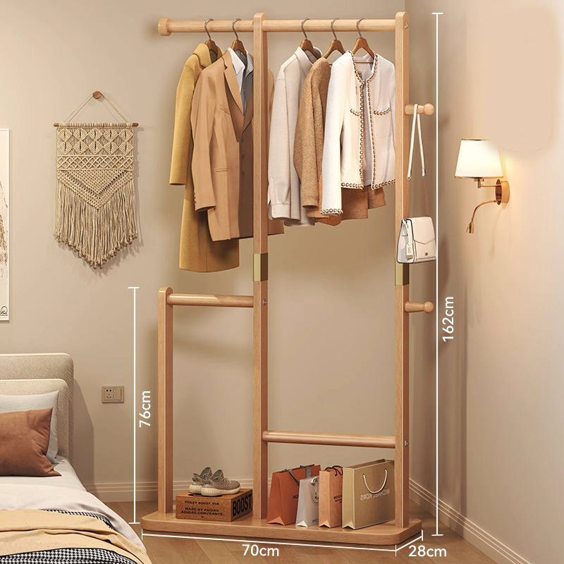 bold creative three-layer model 70cm - solid wood color
