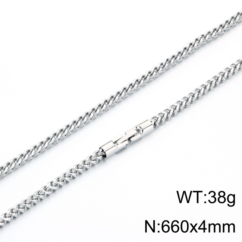 2:Steel color necklace kn302763-kfc