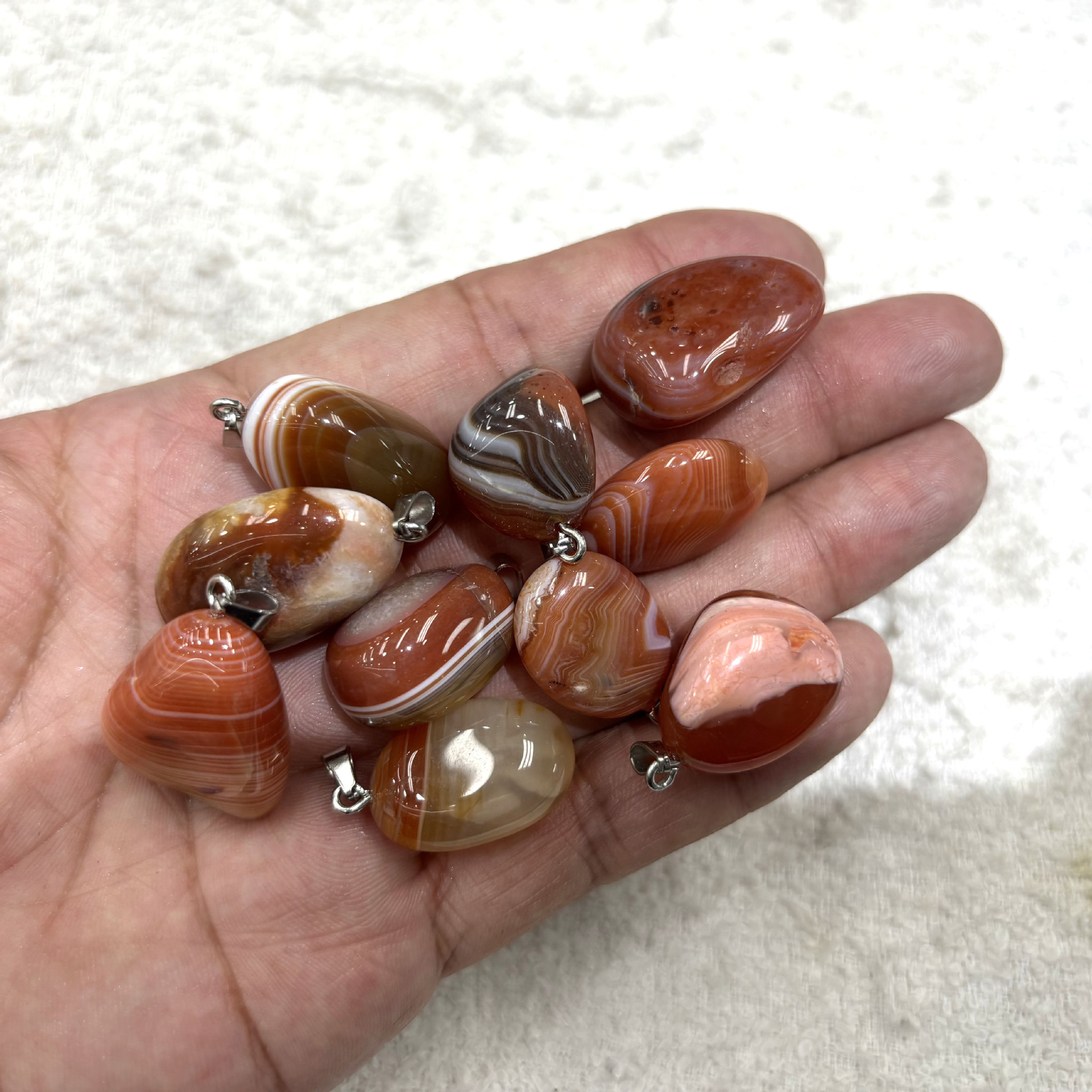 6:Red striped agate