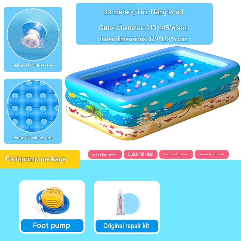 [2.1 m three layers] printed thickened bubble bottom