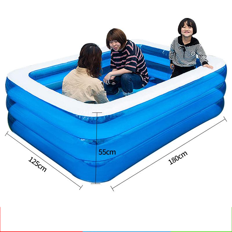 1.8 meters three-layer blue and white