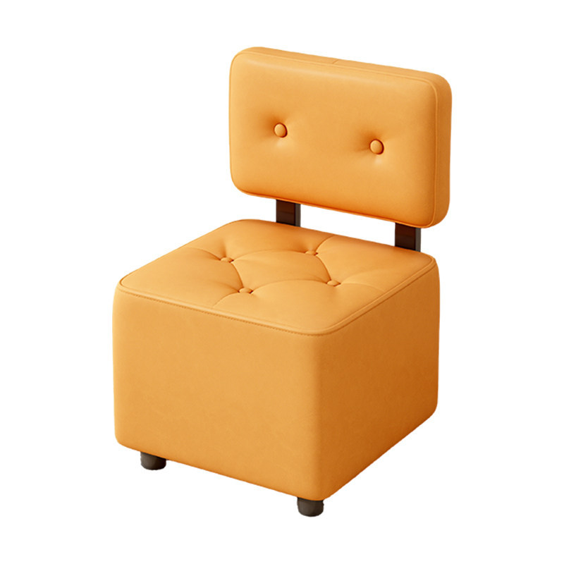 Backrest model - vibrant orange [high resilience sponge   wear-resistant and scratch-resistant cat scratching leather]