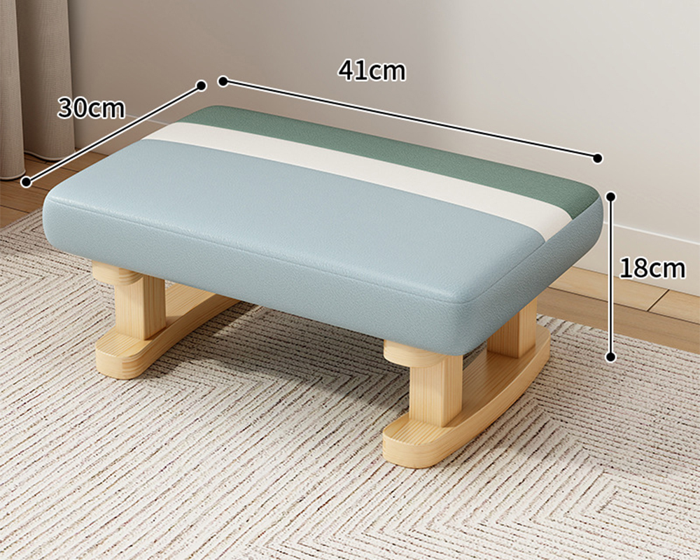 Log stool legs [light blue color matching] technical cloth   high resilience sponge
