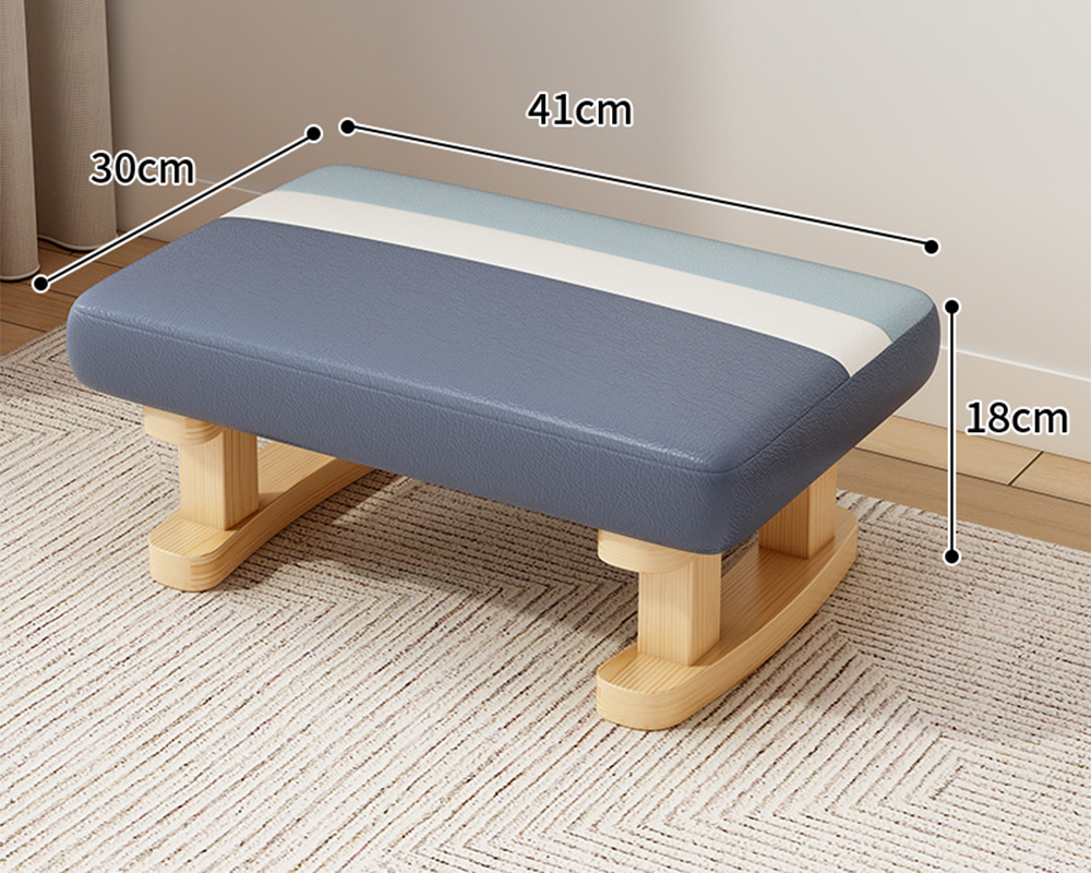 Log stool legs [blue color matching] technical cloth   high resilience sponge