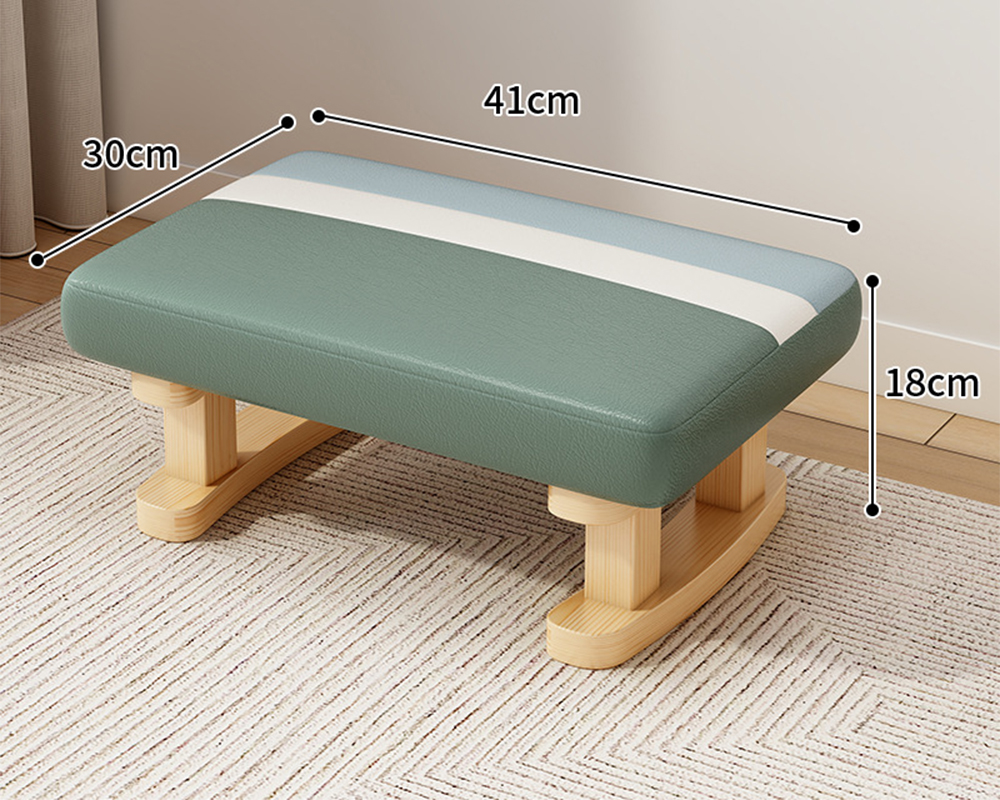 Log stool legs [green color matching] technical cloth   high resilience sponge
