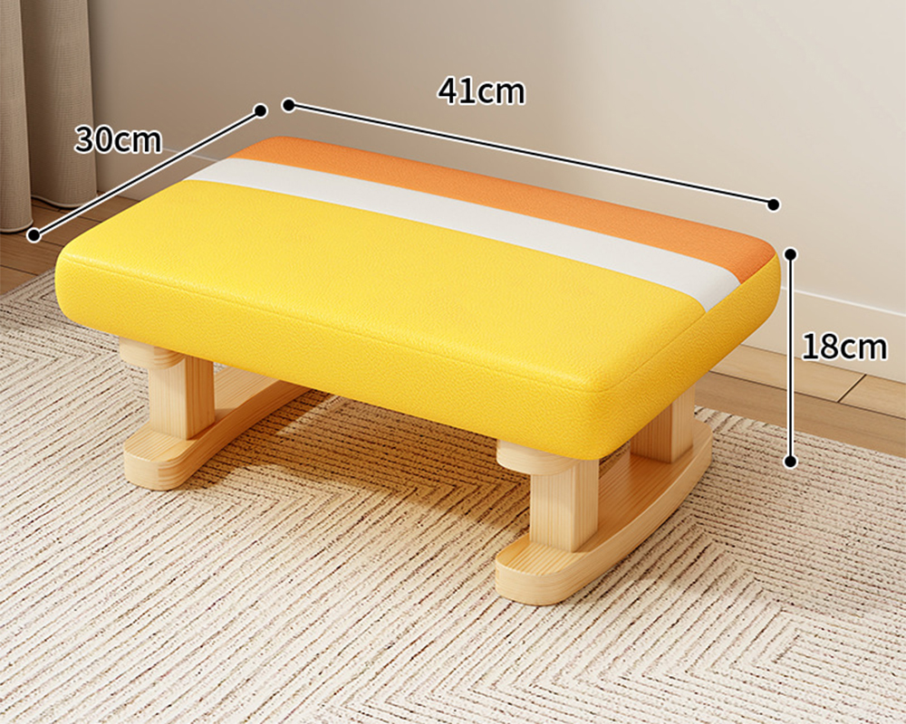 Log stool legs [yellow color matching] technical cloth   high resilience sponge