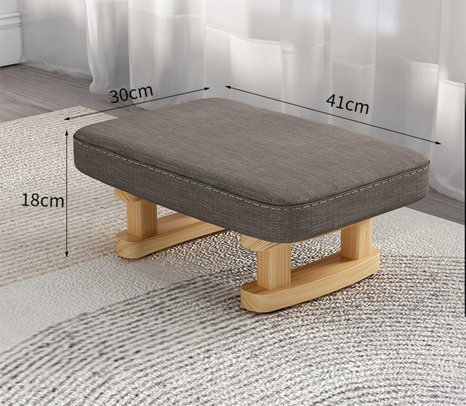 Log stool legs dark gray
