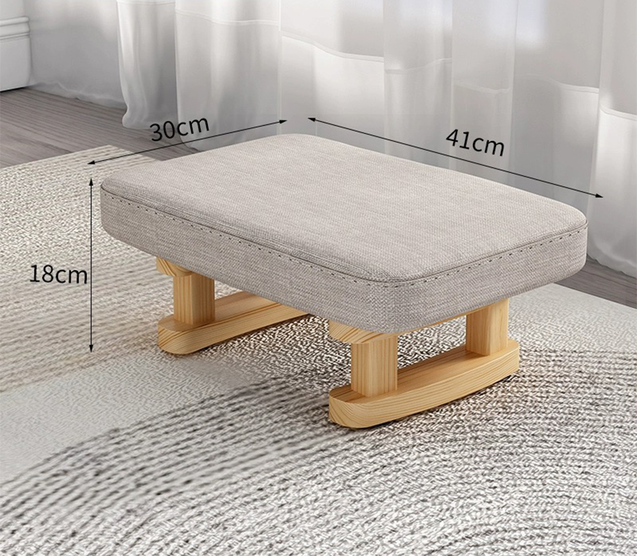 Log stool legs grey