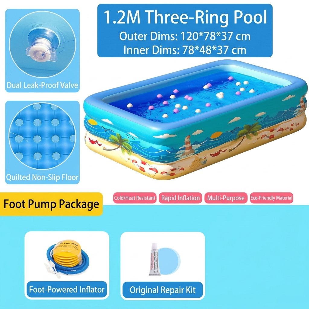 [1.2 m three layers] printed thickened bubble bottom