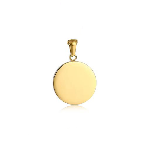 3:Golden pendant 20mm