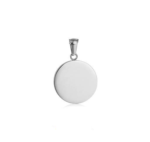 4:Steel-colored pendant 20mm