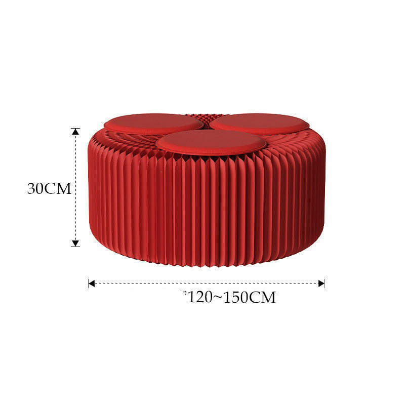 30cm tall red