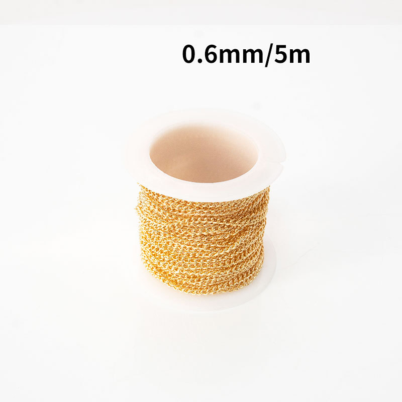7:5 m/KC gold/0.6*2mm side chain