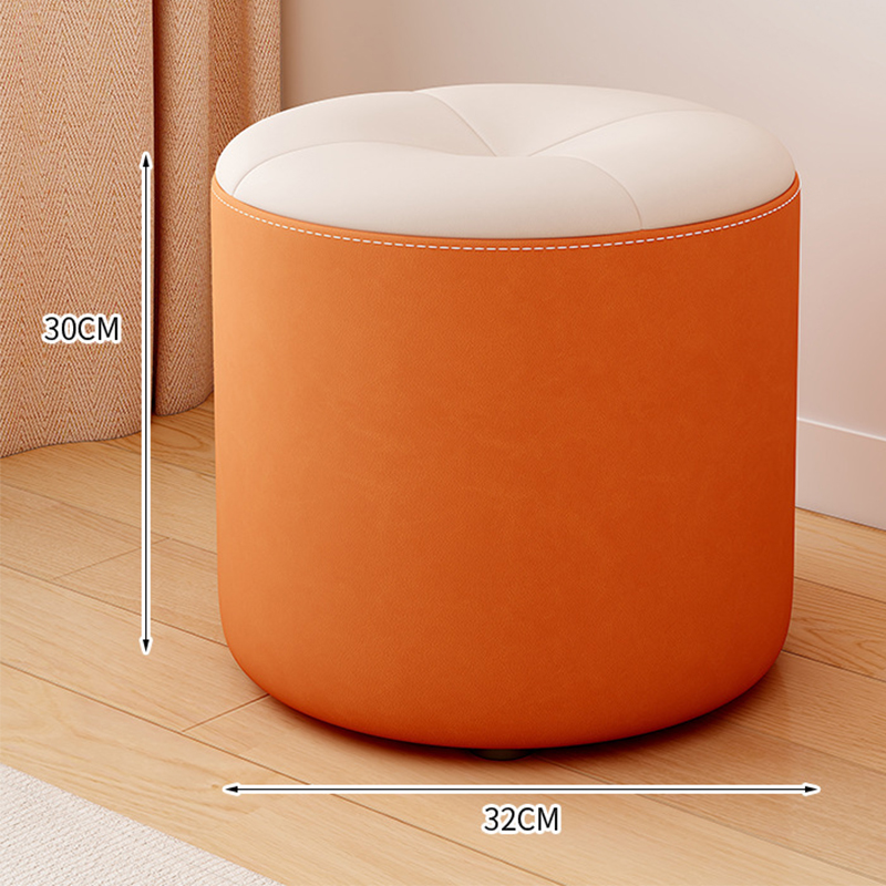 Light luxury - orange   off-white [thick wear-resistant cat scratch leather]