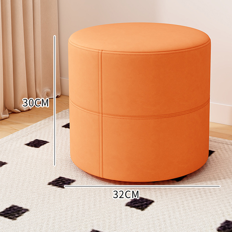 Orange 30 high [minimalist cat scratching stool   solid wood frame]
