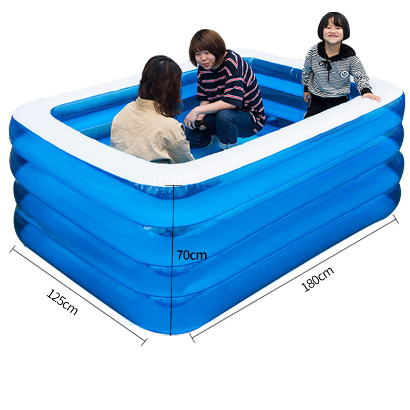 1.8 meters four-story blue and white