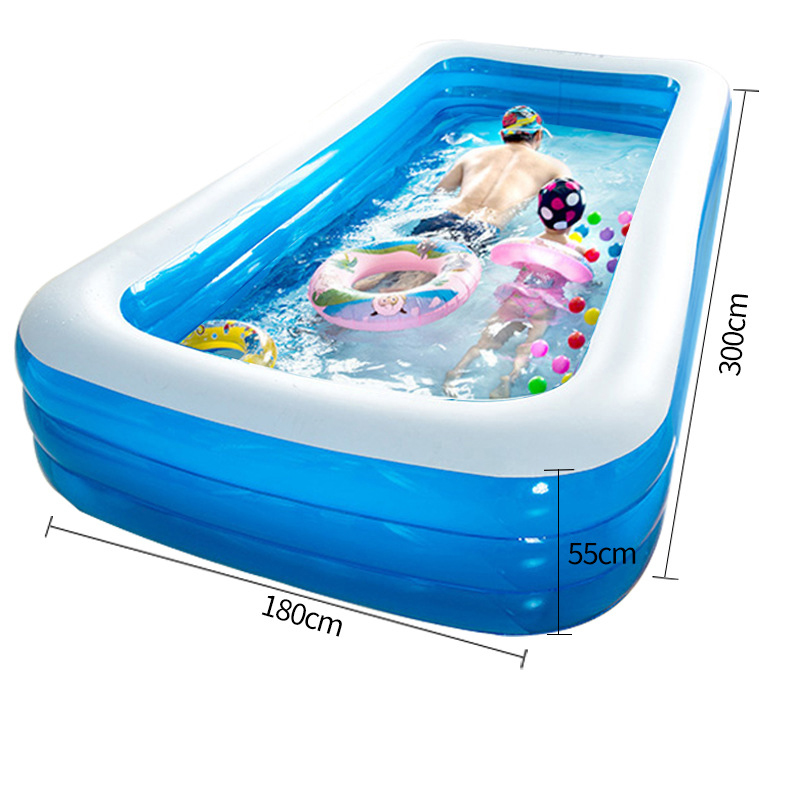 3.1 meters three-layer blue and white