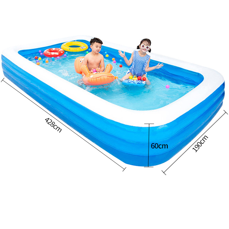 4.28 meters three-layer blue and white