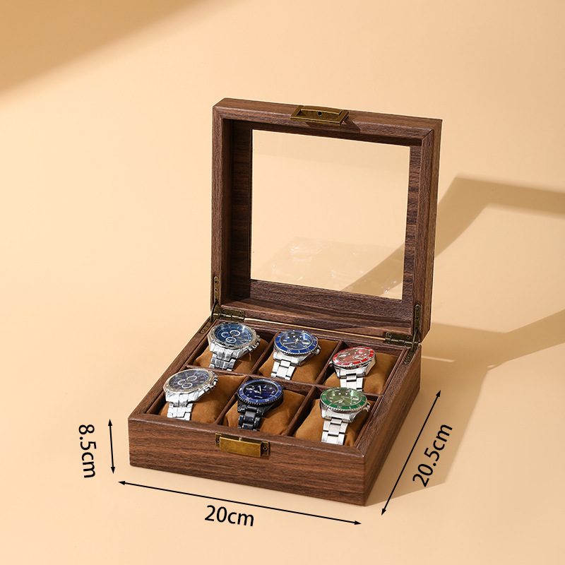 Wood grain leather 6-position square model (soft pillow inside)