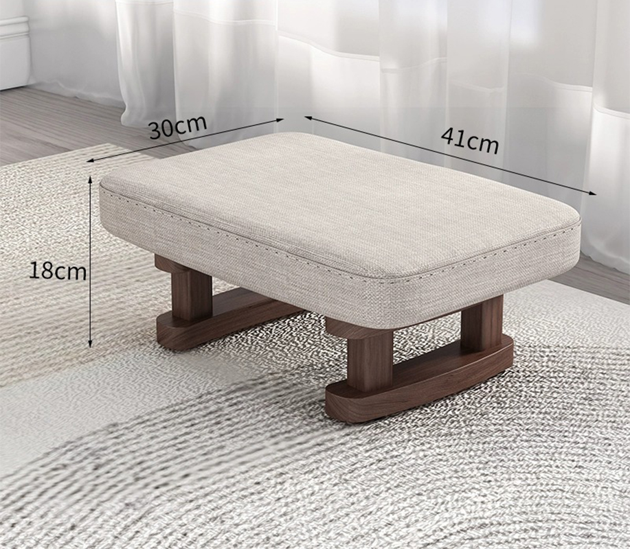 Walnut stool legs  gray