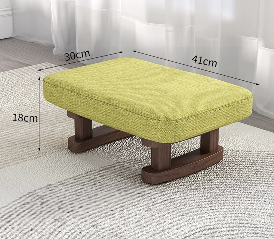 Walnut stool legs  green