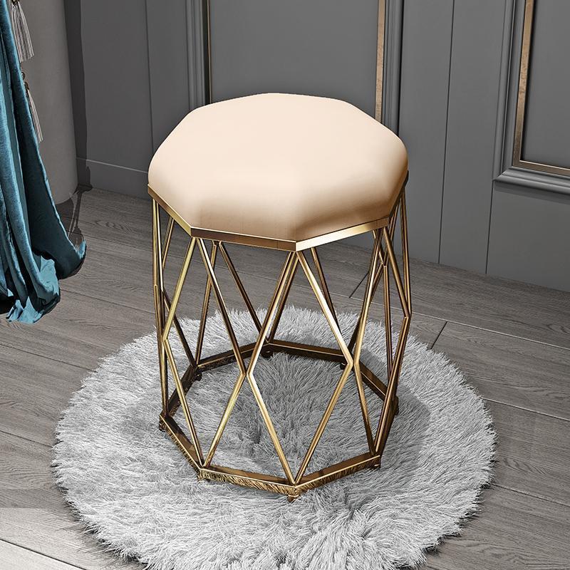Flour Flannel Blonde Octagonal Stool