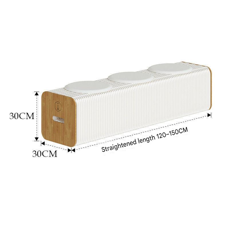 30cm tall White - Bamboo Side Panel