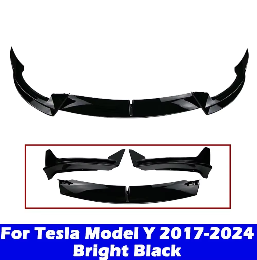 Modely front lip bright black