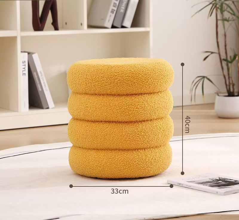 Yellow. lambskin*four layer