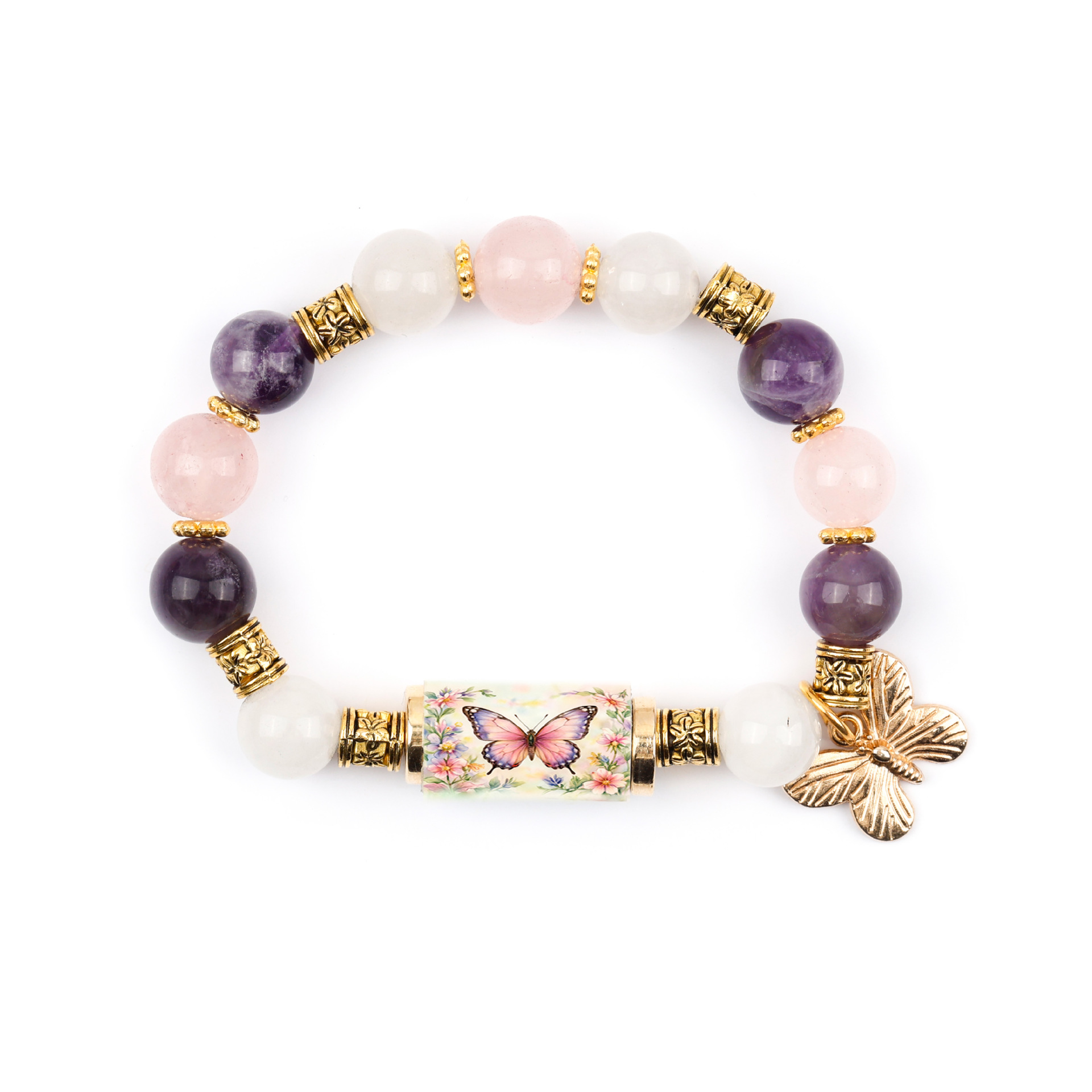 6:Butterfly crystal bracelet